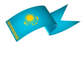 kazakhstan drapeau élément conception nationale indépendance journée bannière ruban png