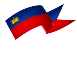 liechtenstein bandeira elemento Projeto nacional independência dia bandeira fita png