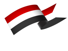 Jemen vlag element ontwerp nationaal onafhankelijkheid dag banier lint PNG