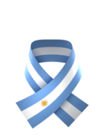 argentina bandera elemento diseño nacional independencia día bandera cinta png
