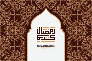 Ramadan Kareem. Islamic greeting card template with ramadan for wallpaper design. Poster, media banner. vector illustrations.