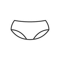 panties icon vector