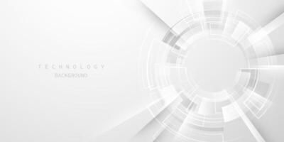 white abstract technology background modern design vector illustration