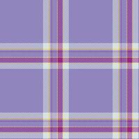 Plaid seamless pattern. Check fabric texture. Vector textile print.