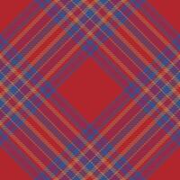 Plaid pattern vector. Check fabric texture. Seamless textile design for clothes, paper print. vector