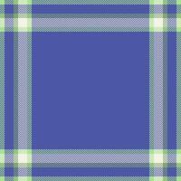 Plaid check pattern. Seamless fabric texture. Tartan textile print. vector