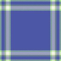 Plaid check pattern. Seamless fabric texture. Tartan textile print. vector