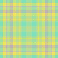 Plaid check pattern. Seamless fabric texture. Tartan textile print. vector