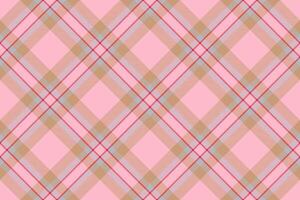 Tartan plaid background, diagonal check seamless pattern. Vector fabric texture for textile print, wrapping paper, gift card, wallpaper.