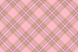 Tartan plaid background, diagonal check seamless pattern. Vector fabric texture for textile print, wrapping paper, gift card, wallpaper.