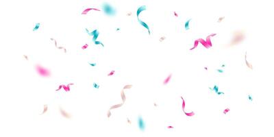 colorful confetti background for festival decoration vector illustration