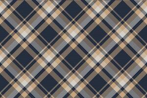 Seamless pattern of scottish tartan plaid. Repeatable background with check fabric texture. Vector backdrop striped textile print.