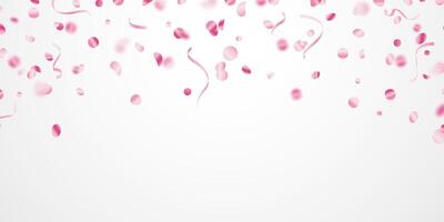 confetti background Beautiful pink color for celebration party vector illustration