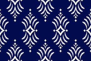 Motif ethnic ikat pattern art. Abstract ethnic ikat seamless pattern in tribal. Mexican style. vector