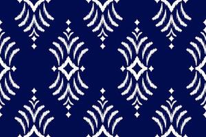 Motif ethnic ikat pattern art. Abstract ethnic ikat seamless pattern in tribal. Mexican style. vector