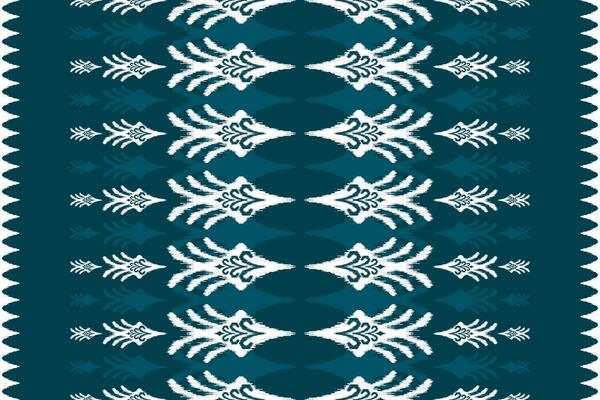 Ethnic ikat seamless pattern traditional. Carpet tribal style. Aztec ornament print.