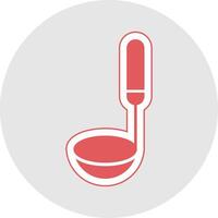 Ladle Glyph Multicolor Sticker Icon vector