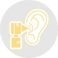 Otology Glyph Multicolor Sticker Icon vector