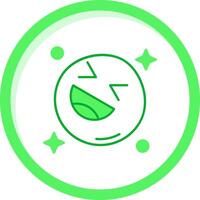 Laugh Green mix Icon vector