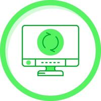 Recycle Green mix Icon vector