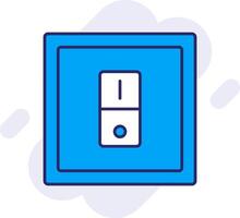 Switcher Line Filled Backgroud Icon vector