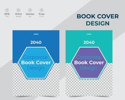 vector modern book cover design and company annual report