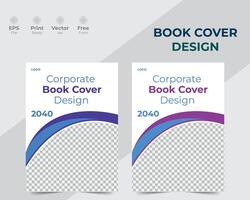 vector modern book cover design and company annual report