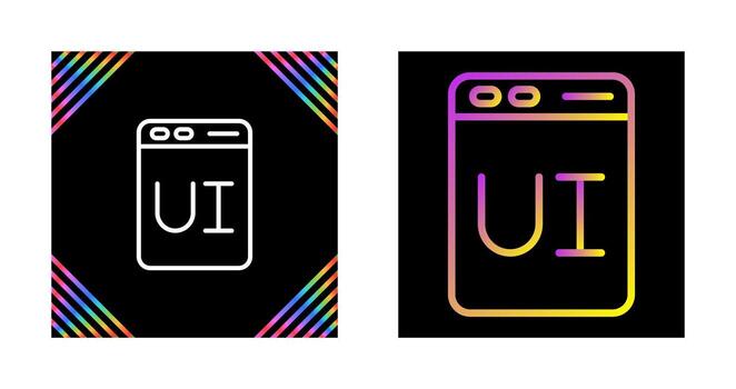 User Interface Design Vector Icon