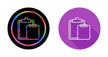 Task list with writing pad Vector Icon