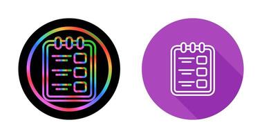 Task list with clipboard Vector Icon