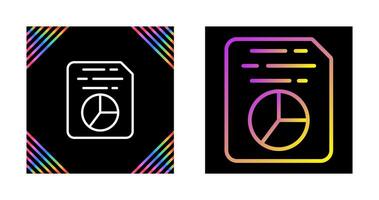 Document Insert Diagram Vector Icon