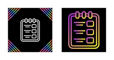 Task list with clipboard Vector Icon