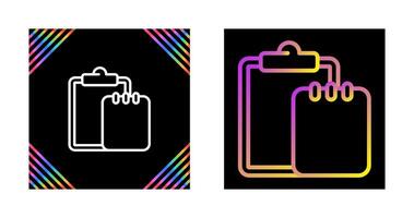 Task list with writing pad Vector Icon
