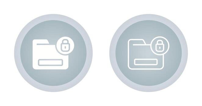 Document Encryption Vector Icon