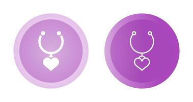 Heart Shaped Locket Vector Icon