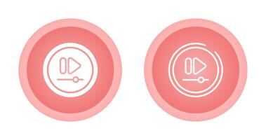 Video Fast Forward Button Vector Icon