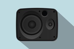 speaker music bass. sound electronic equipment icon vector illustration