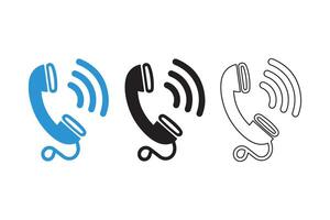 Phone call icon. Telephone icon symbol. vector illustration