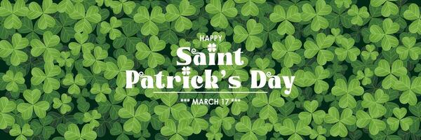 Elegant Saint Patrick's Day Background, for banner, flyer, poster, sales, etc vector