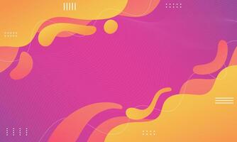 Wavy abstract fluid modern gradient background vector