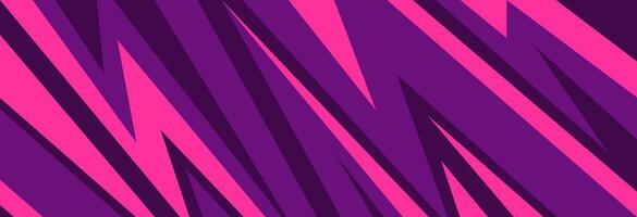 modern abstract sports background with pink and purple spiky geometric shapes vector