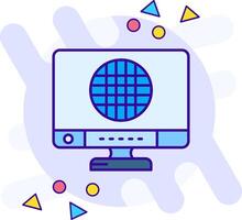 Grid freestyle Icon vector