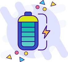 Battery freestyle Icon vector