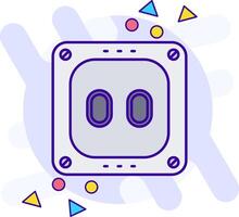 Socket freestyle Icon vector