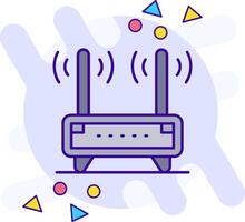 Router freestyle Icon vector