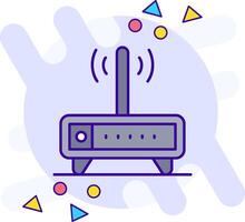 Modem freestyle Icon vector