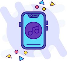 música estilo libre icono vector