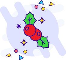 Mistletoe freestyle Icon vector