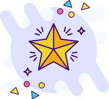 Star freestyle Icon vector