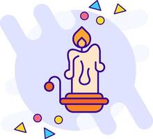 Candles freestyle Icon vector